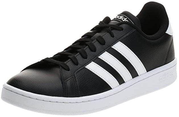 adidas Grand Court Leder Sneaker in Schwarz ab 25,99€ (statt 45€)   Restgrößen