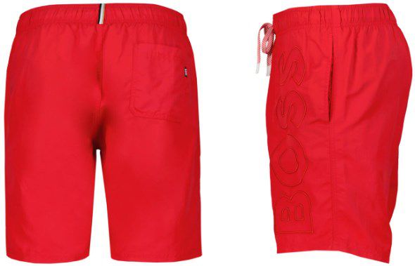 BOSS Whale Herren Badehose in Rot für 50,91€ (statt 60€)   S, M & XL