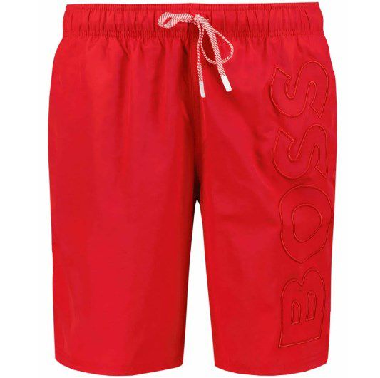 BOSS Whale Herren Badehose in Rot für 50,91€ (statt 60€)   S, M & XL