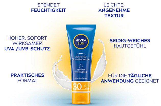 50ml Nivea Gesichts Sonnencreme mit LSF30 ab 2€ (statt 5€)   Prime