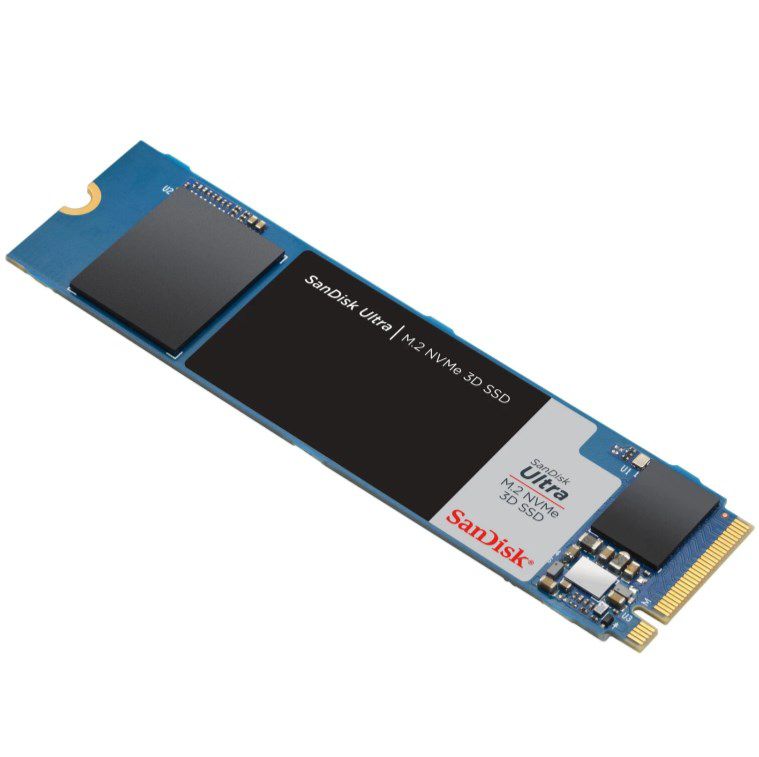 SanDisk Ultra M.2 NVMe PCI Express 3.0 SSD mit 1TB für 39,99€ (statt 55€)