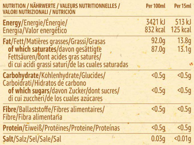 Happy Belly Kaltgepresstes Bio Kokosöl, nativ, 950ml ab 7,47€ (statt 10€)   Prime Sparabo