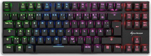 Sharkoon mechanische Tastatur PureWriter TKL RGB für 49,99€ (statt 70€)