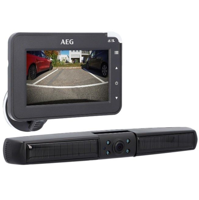 AEG 10997 Solarbetriebene Rückfahrkamera für 84€ (statt 98€)