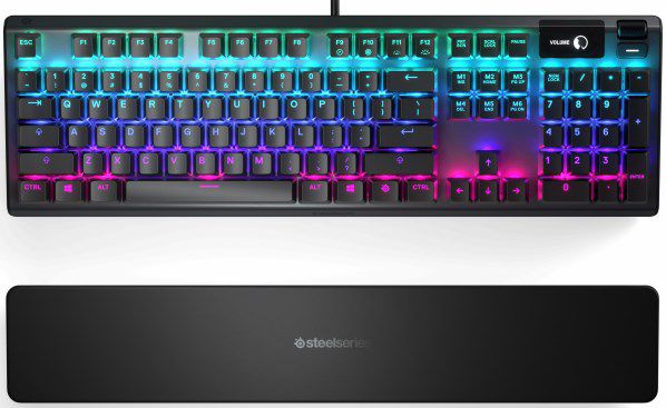 Mechanische Gaming Tastatur von SteelSeries Apex 5 mit Display für 99,99€ (statt 120€)