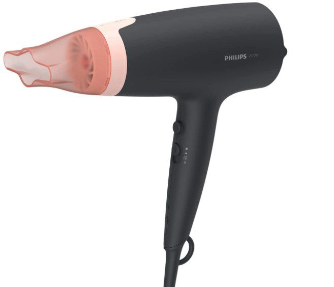 👩‍🦳 Philips Haartrockner 3000 Series (BHD350/10) in Schwarz Rosa für 21,99€ (statt 29€)