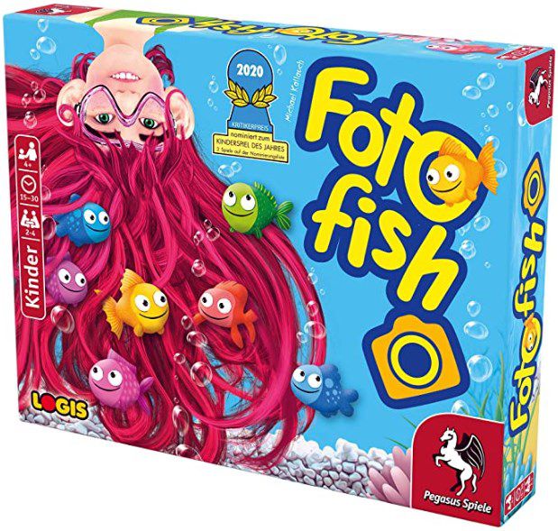 Pegasus Foto Fish (66100G) Kinderspiel mit hohem Wiederspielreiz für 12,99€ (statt 20€)