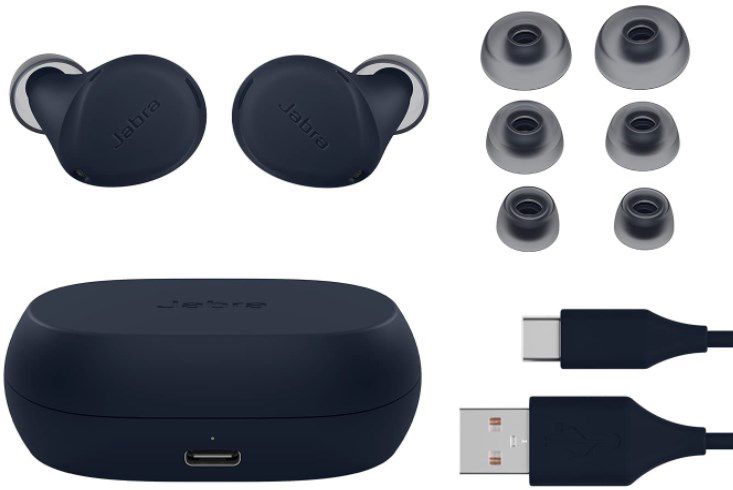 Jabra Elite 7 Active In Ear Bluetooth Earbuds in Black  für 89,99€ (statt 129€)