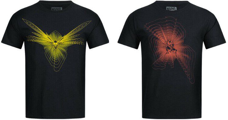 Loot Wear T Shirts mit Marvel Aufdruck  verschiedene Varianten für 2,69€ zzgl. VSK