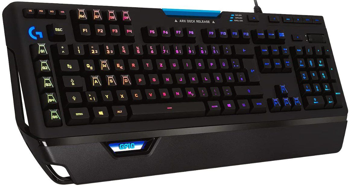Logitech G910 Orion Spectrum mechanische RGB Tastatur für 89€ (statt 112€)