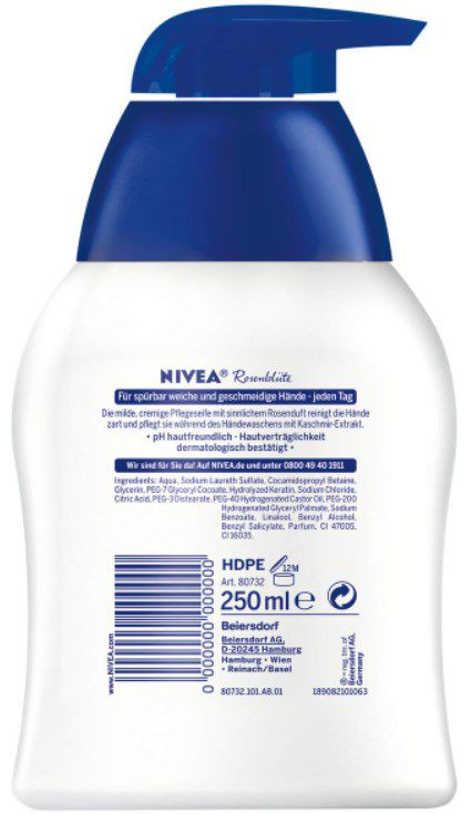 🔥 12x NIVEA Pflegeseife Rosenblüte, 250ml ab 8,50€ (statt 15€ )   Prime Sparabo