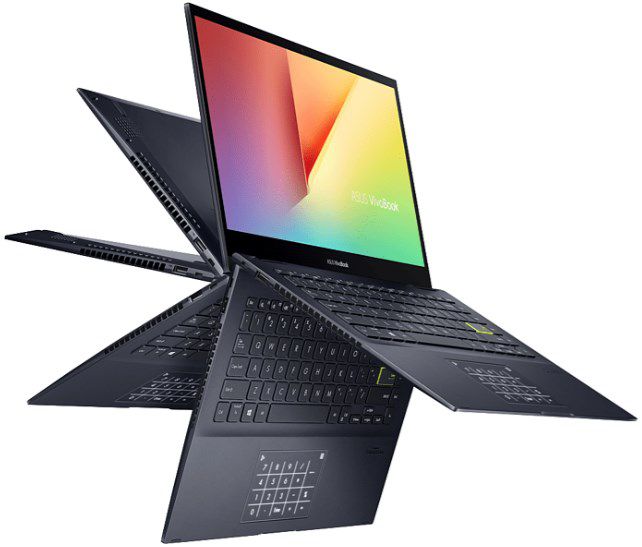 Asus VivoBook Flip 14 mit 16 GB RAM, Ryzen 7 und 512GB SSD für 587,44€ (statt 729€)