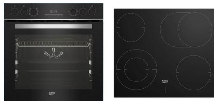 BEKO BBUM13329X Einbauherdset mit Elektrokochfeld für 428,90€ (statt 504€)