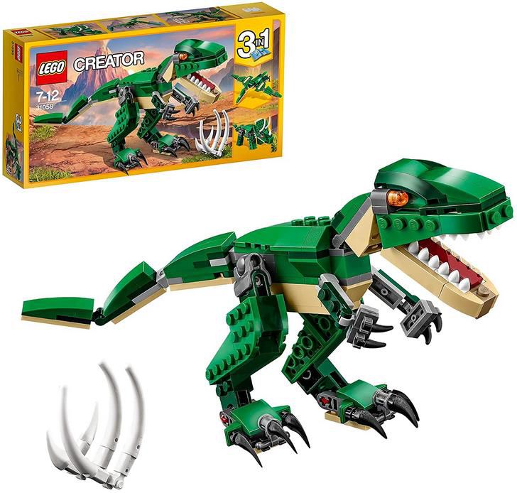 LEGO 31058 Creator T Rex 3 in 1 Modell für 9,99€ (statt 14€)