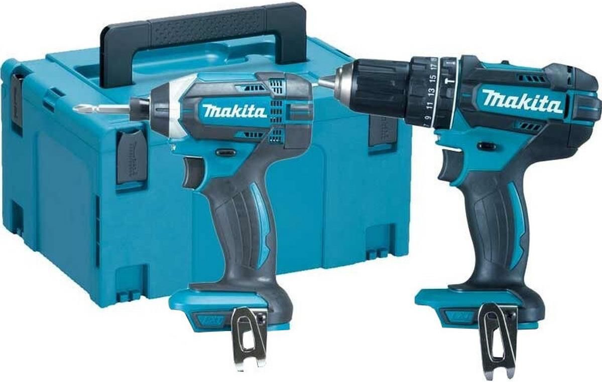 Makita DLX2145ZJ Kombi Kit mit Schlagbohrer  und Schrauber für 116€ (statt 169€)