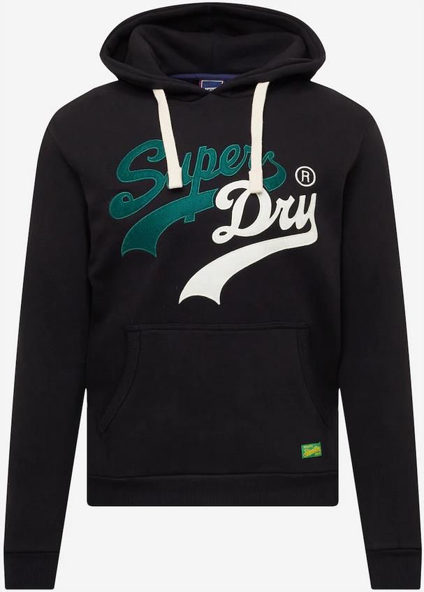 Superdry Vintage VL Interest Herren Hoodie in Schwarz für 59,90€ (statt 74€)