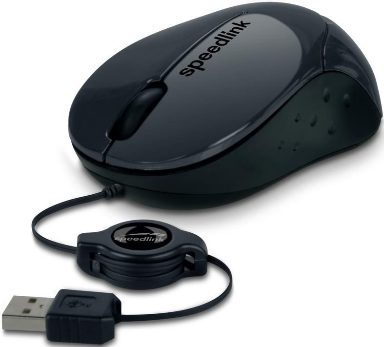 Speedlink Beenie Mobile Maus mit justierbarer Kabellänge und geräuschlosen Tasten für 5€ (statt 8€)   Prime