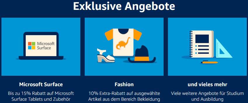 Amazon Prime Student 6 Monate GRATIS   Danach 50% Rabatt   auch für Azubis