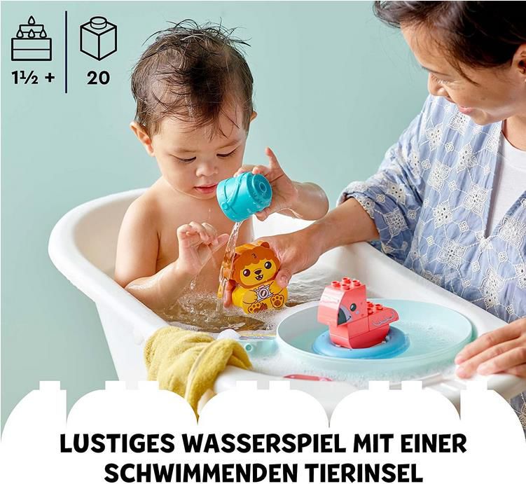 LEGO Duplo 10966 Badewannenspaß   Schwimmende Tierinsel für 19,90€ (statt 28€)