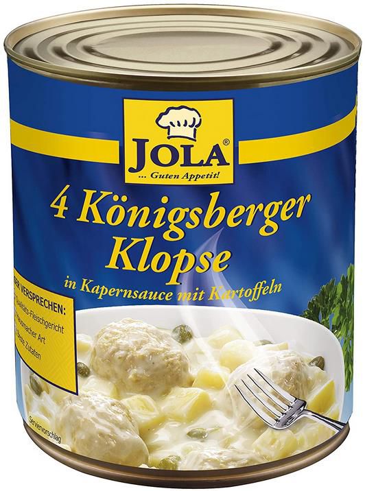4x Jola Königsberger Klopse mit Kartoffeln, 800 g ab 7,80€ (statt 9€)   Prime Sparabo