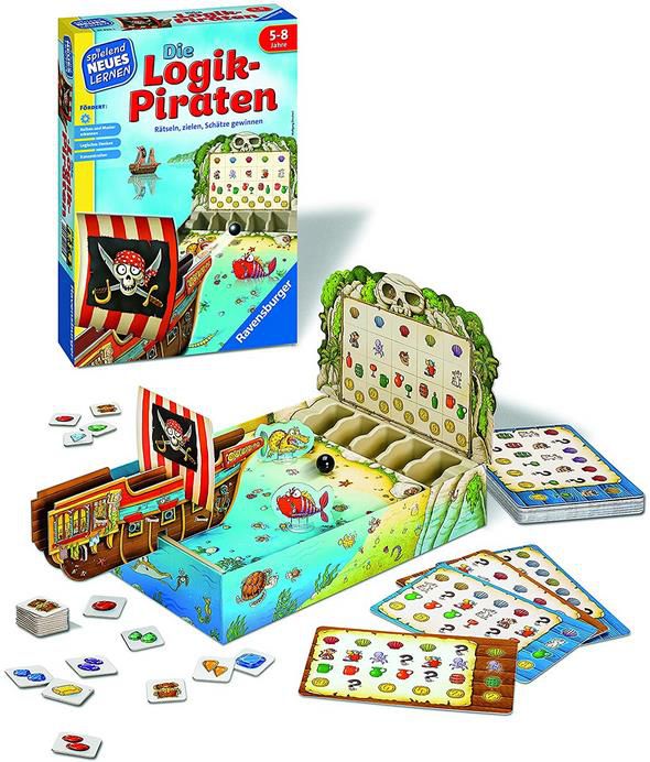 Ravensburger 24969 Die Logik Piraten, Lernspiel für Kinder für 9,12€ (statt 12€)   Prime