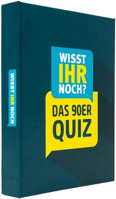 Wisst Ihr Noch? Das 90er Jahre Quiz als Kartenspiel mit 200 Fragen für 7,99€ (statt 10€)   Prime