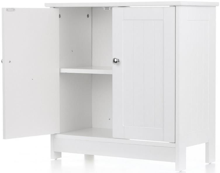 iKayaa Waschbeckenunterschrank in Weiß, 60 x 29 x 60 cm für 34,99€ (statt 49€)