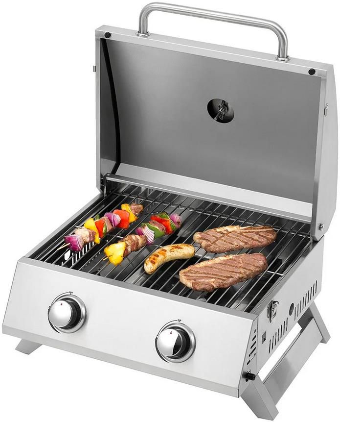 tepro Chicago Tisch Gasgrill mit 2 Brennern für 109€ (statt 132€)