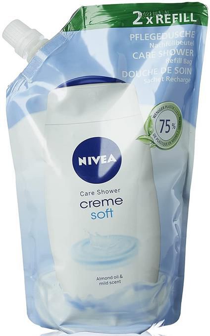 Nivea Creme Soft Dusche, 500 ml Nachfüllpack ab 5,09€ (statt 9€)   Prime Sparabo