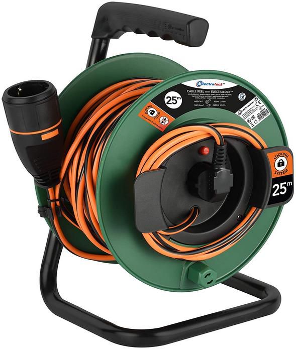 Electraline 49237 Kabeltrommel, 25M 3G1 mit Electralock für 38,79€ (statt 56€)