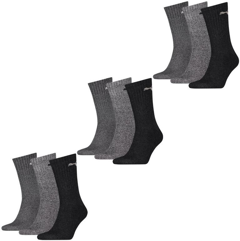 18 Paar Puma Unisex Crew Socken im praktischen Vorteilspack für 35€ (statt 48€)