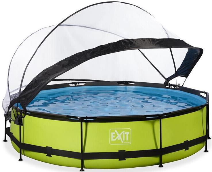 EXIT Lime Pool mit Abdeckung und Filterpumpe   360 x 76cm für 349,99€ (statt 399€)