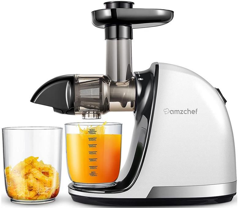 Amzchef Slow Juicer mit 150 Watt und Behälter für 63,49€ (statt 115€)