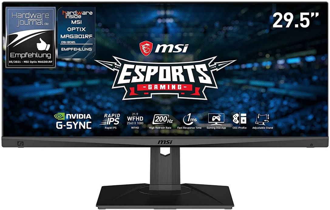 MSI Optix MAG301RFDE 30 Zoll Ultrawide Gaming Monitor ab 249€ (statt 346€)