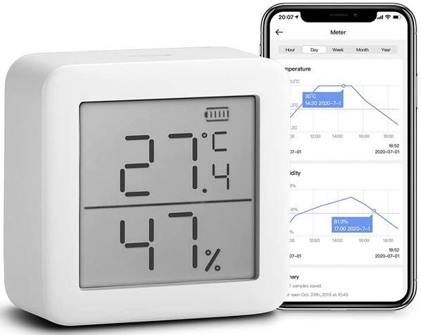 SwitchBot Digital Thermo  und Hygrometer mit Bluetooth für 7,49€ (statt 15€)
