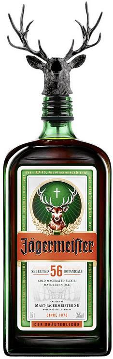 4x 0,5L Jägermeister 35% + 2x Hirsch Ausgießer für 53,70€ (statt 66€)