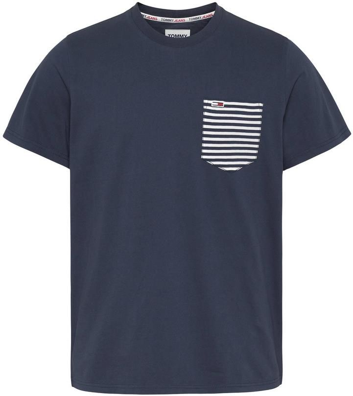 Tommy Jeans TJM Contrast Pocket Herren T Shirt in Weiß o. Blau ab 21,95€ (statt 30€)
