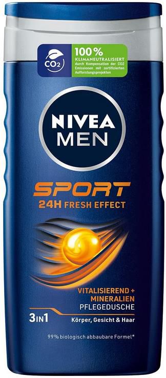 NIVEA MEN Sport 3 in 1 Pflegedusche ab 0,95€ (statt 1,78€)   Prime Sparabo