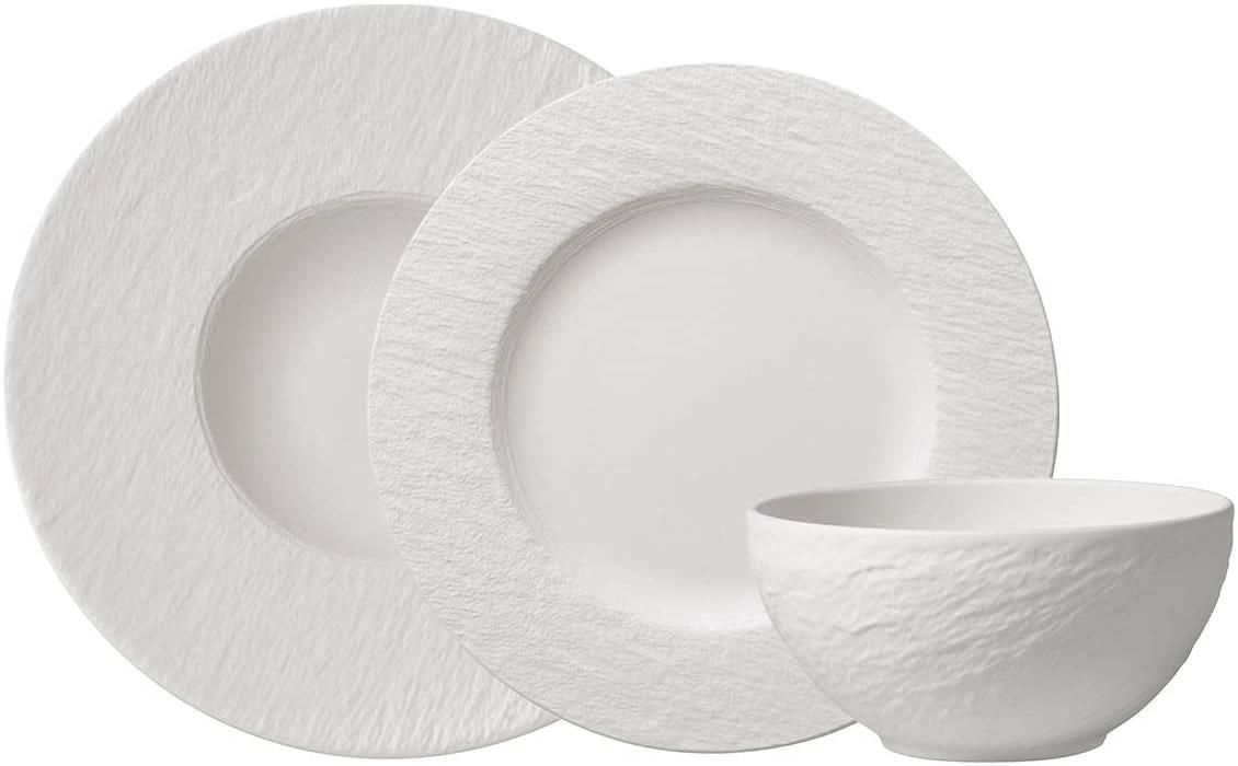 Villeroy und Boch Manufacture Rock blanc Starter Set 6 tlg. für 64,99€ (statt 108€)