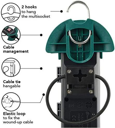 Electraline 62085 Outdoor Steckdosenleiste mit 4 Schukosteckdosen, IP44 Stecker für 20,69€ (statt 37€)   Prime