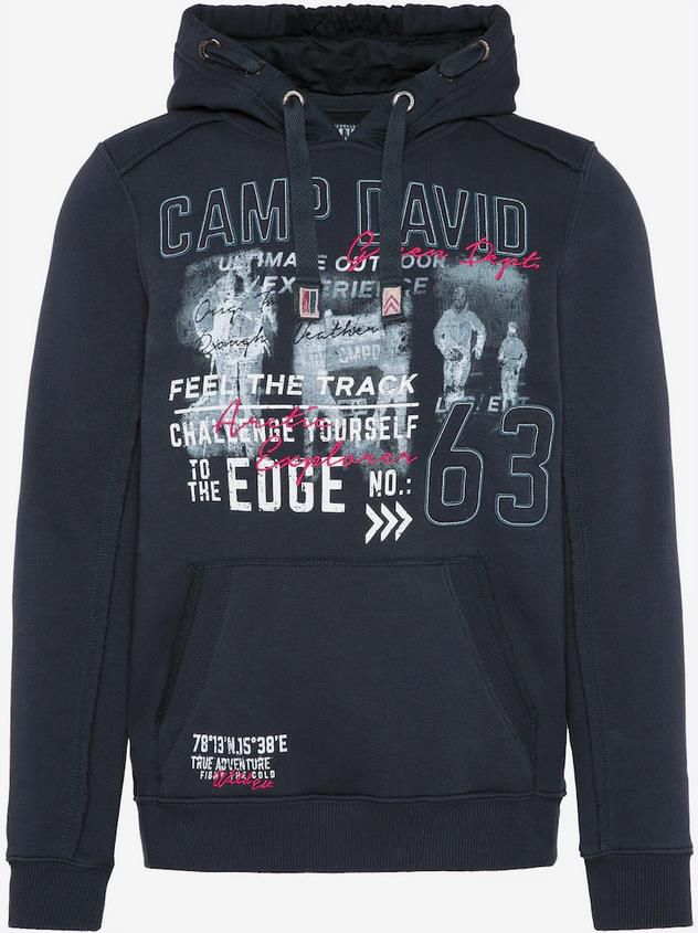 Camp David Herren Hoodie mit Photoprint Artwork für 59,90€ (statt 90€)