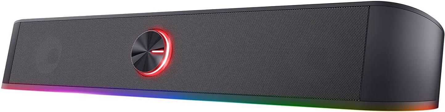 Trust Gaming GXT 619 Thorne Stereo USB Soundbar mit RGB Beleuchtung für 29,49€ (statt 36€)   Prime