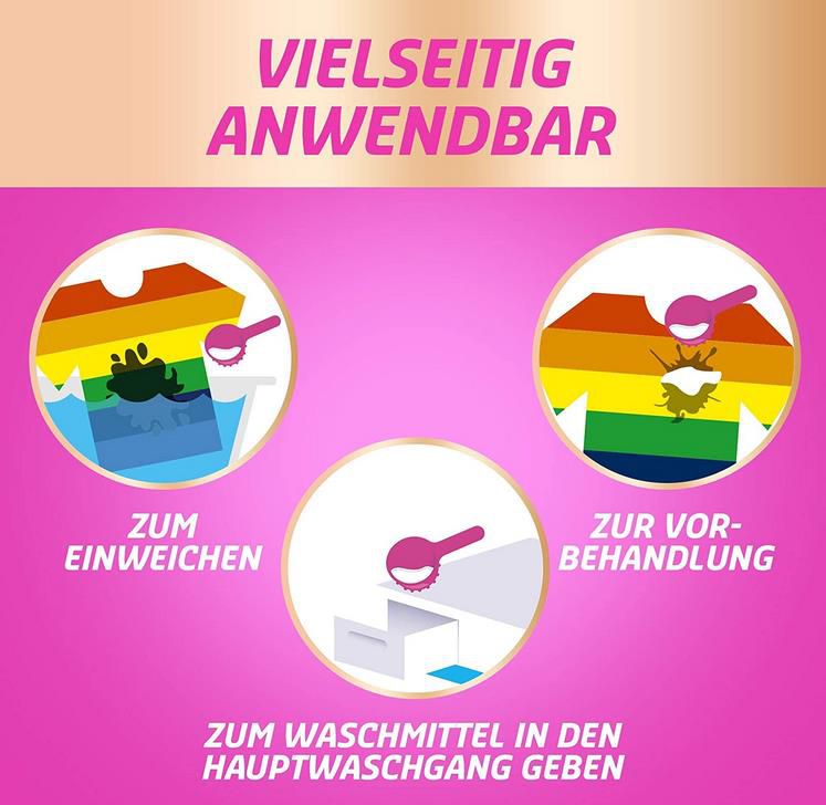 1,125kg Vanish Oxi Action Pulver Pink ohne Chlor ab 8,99€ (statt 12€)