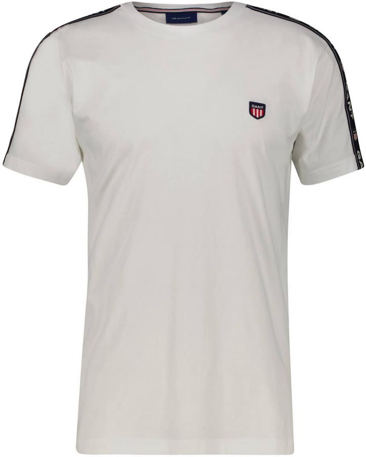 Gant D1. Retro Shield Herren T Shirt in Weiß für 33,94€ (statt 39€)