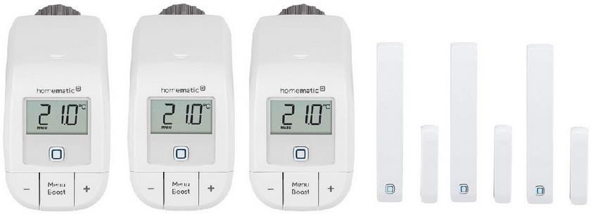 Homematic IP Heizkörperthermostat Starter Set   Easy Connect, 3er Pack für 149,95€ (statt 166€)