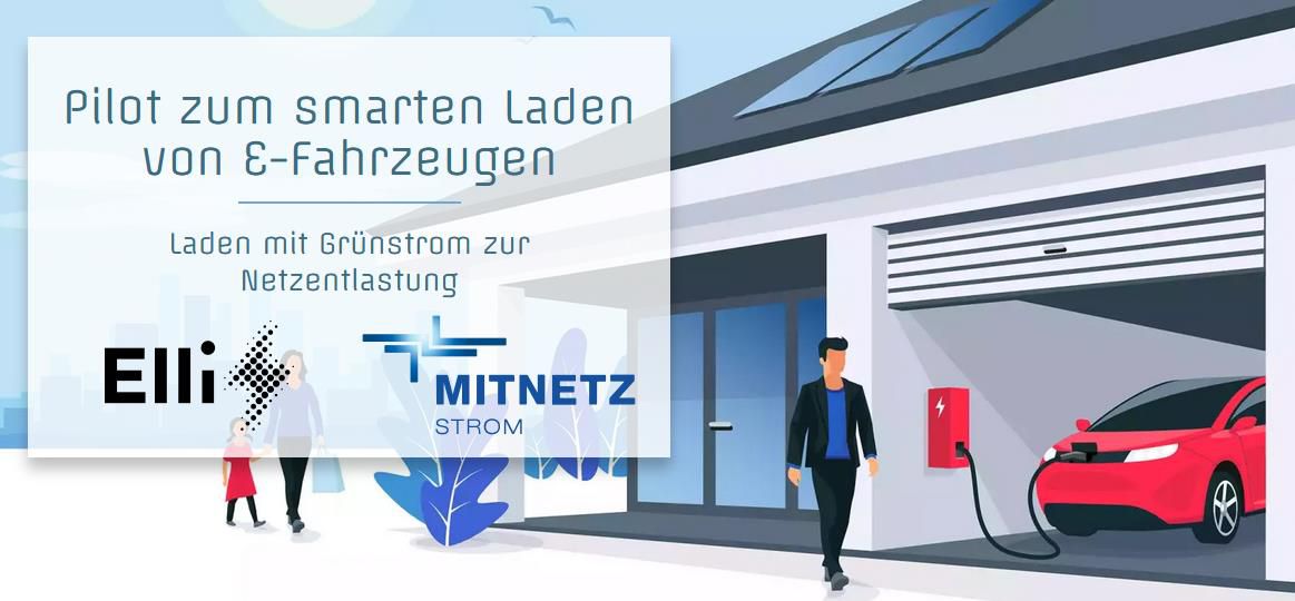 Pilotprojekt zum smarten Laden von E Fahrzeugen mit Grünstrom zur Netzentlastung