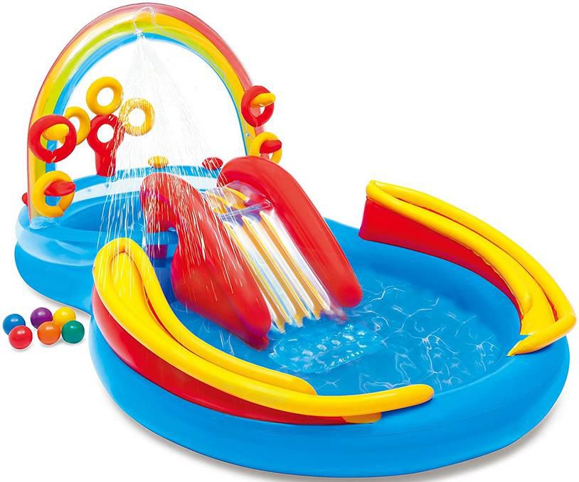 Intex Rainbow Ring Play Center, Kinder Aufstellpool mit vielen Funktionen für 25,49€ (statt 34€)   Prime