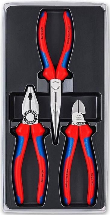 Knipex Zangen Satz, 3 tlg. für Werkstatt und Haushalt für 38,25€ (statt 46€)