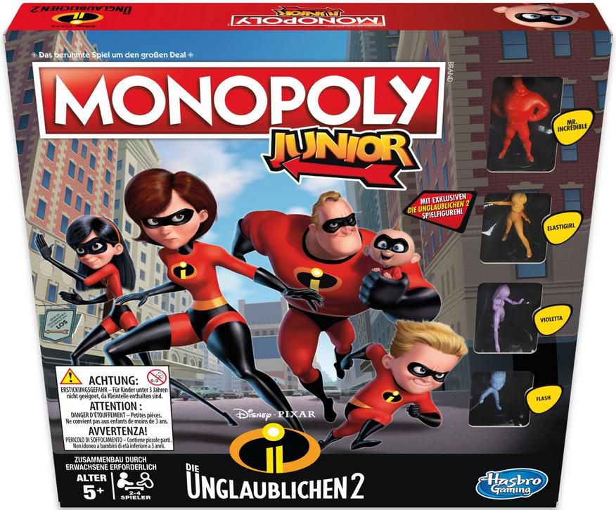 Hasbro Monopoly Junior   Die Unglaublichen Edition für 10,98€ (statt 16€)