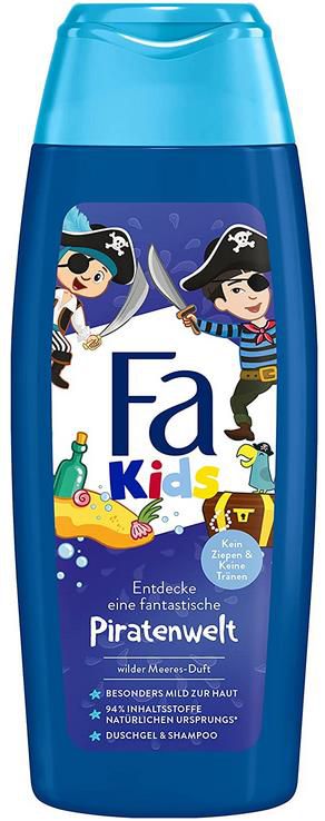 4x Fa Kids Duschgel & Shampoo Piratenwelt ab 4,78€ (statt 6€)   Prime Sparabo